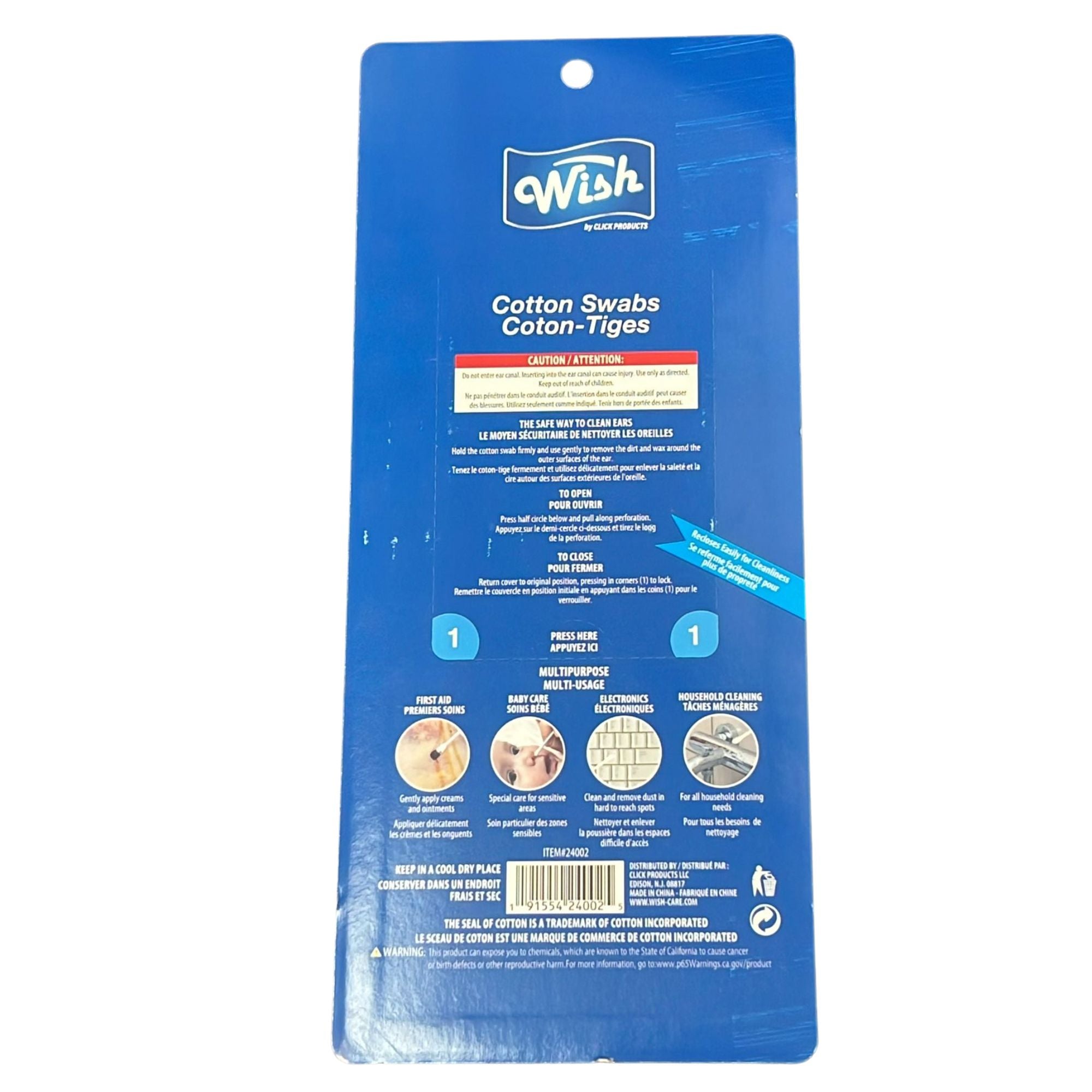 Double Tipped Wish Cotton Swabs: 500 Pack Personal Care product detail image