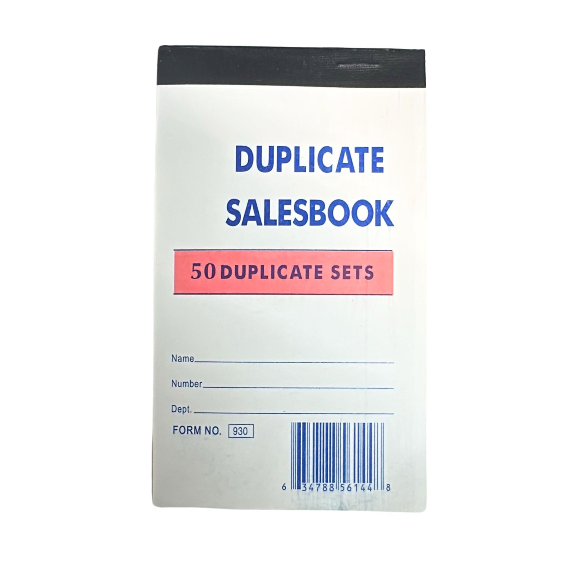 Duplicate Sales Book