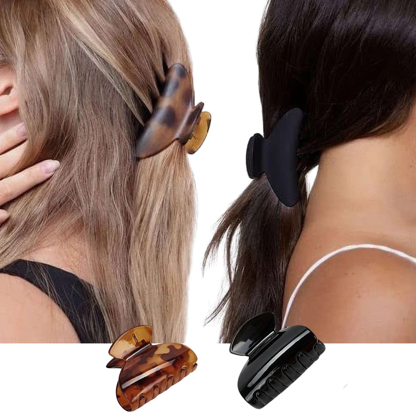  Plastic Claw Clip Strong Hold for Thick Hair