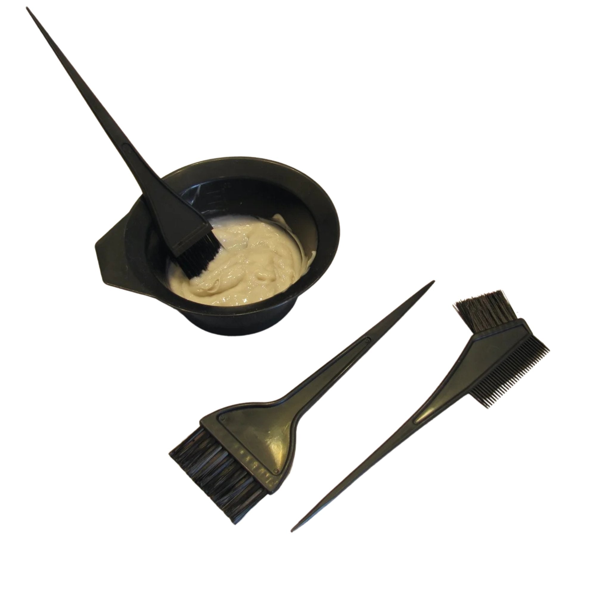 Dye Brush Combo: 3 Pcs Set hair dye brush beauty and personal Hair hairs lifestyle use image