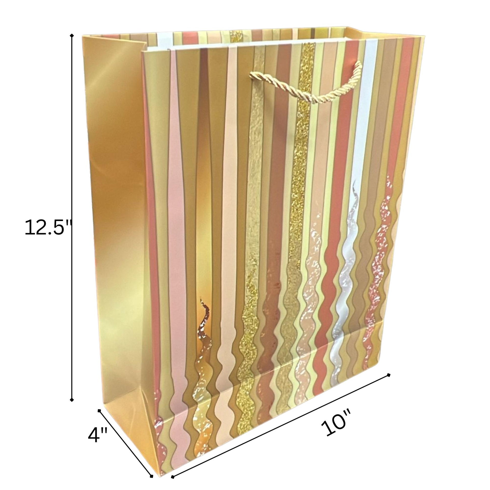 Sparkly Geometrical waves Gift Bag