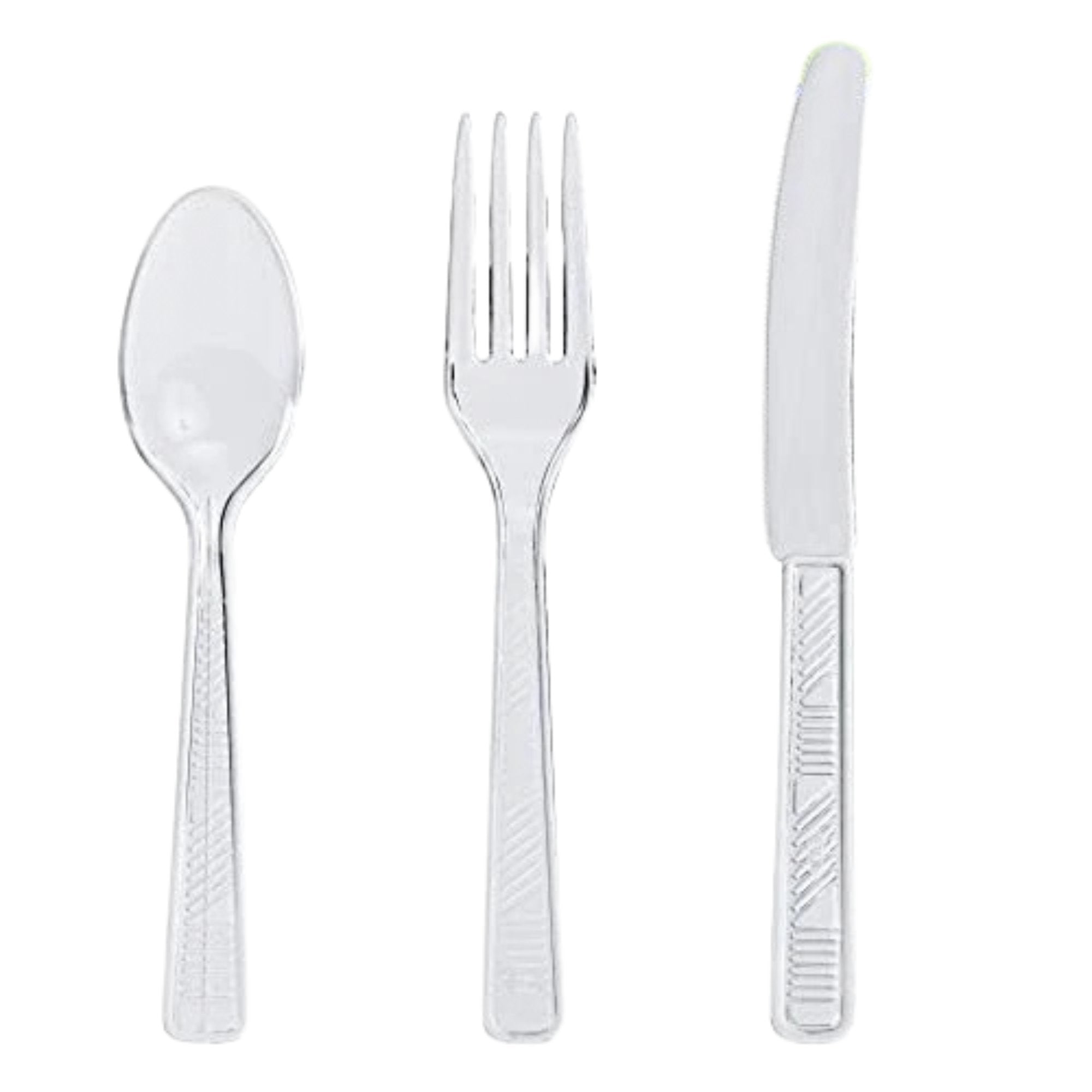 Disposable Clear Combo Cutlery Set: 48 Pack Kitchen Catalog, Cutlery main product image