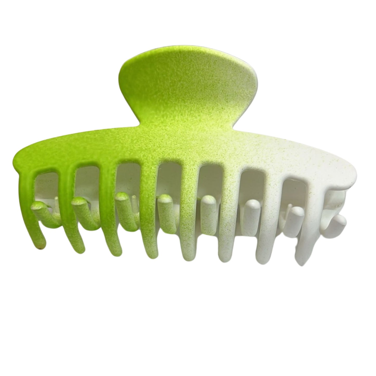 Elegant Two-Color Shaded Plastic Hair Claws