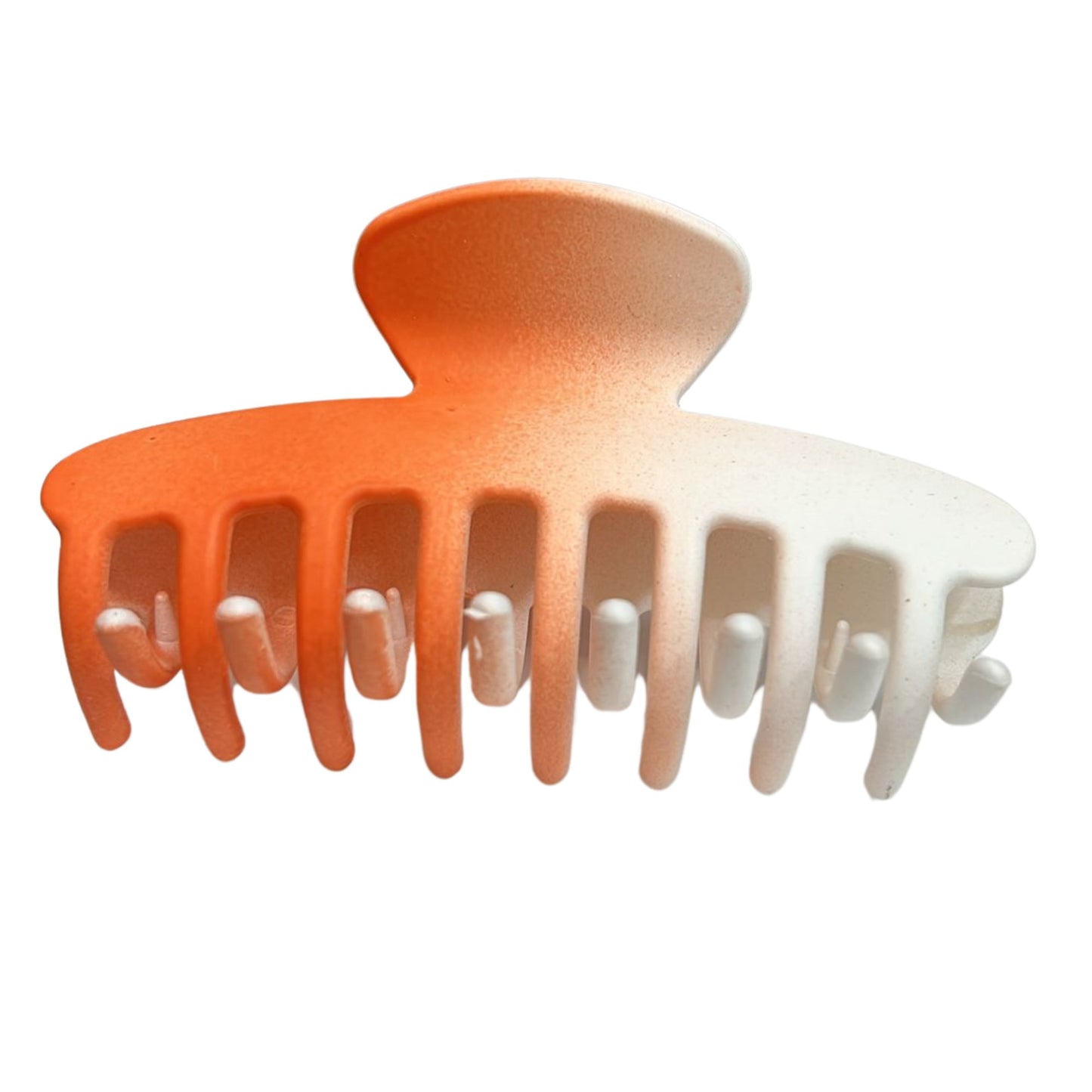 Elegant Two-Color Shaded Plastic Hair Claws