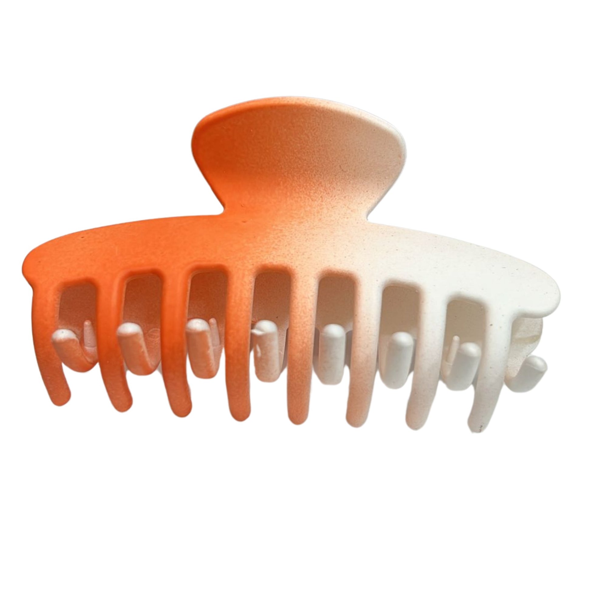 Elegant Two-Color Shaded Plastic Hair Claws