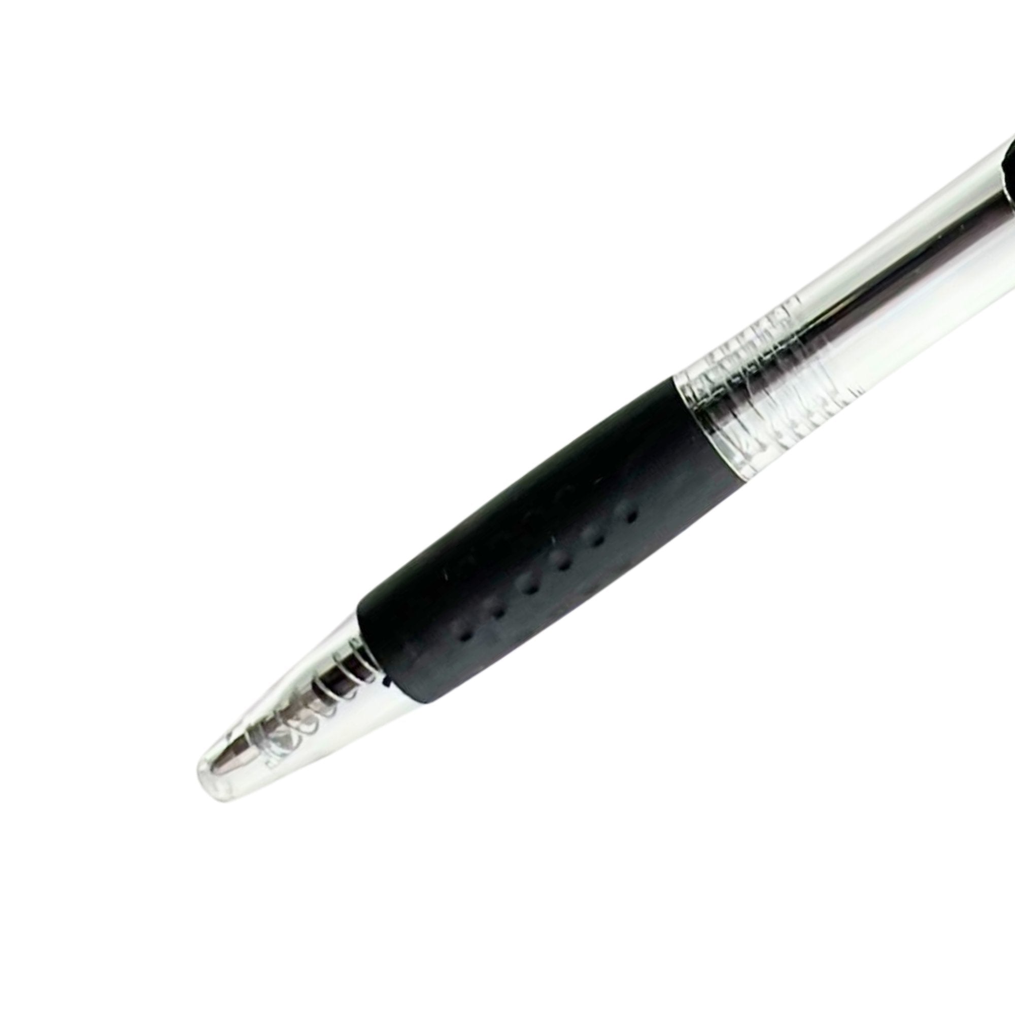 Elite Series Black Gel Ballpoint Pens – 1.0mm Bold Bullet Tip: 4 Pack size and feature image