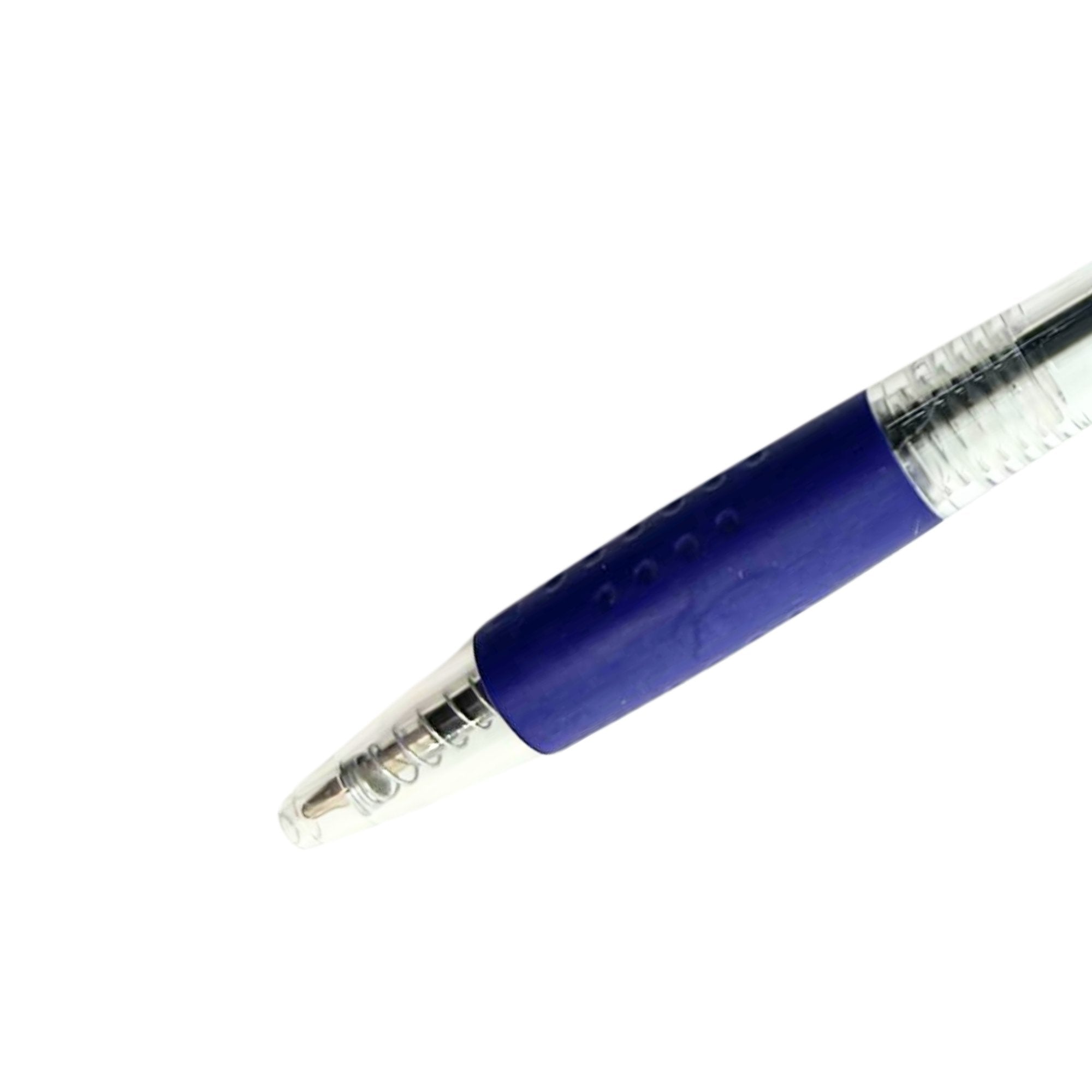 Elite Series Blue Gel Ballpoint Pens – 1.0mm Bold Bullet Tip: 4 Pack size and feature image