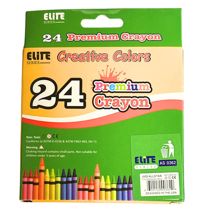 Elite Series – Box of Non-Toxic Crayons