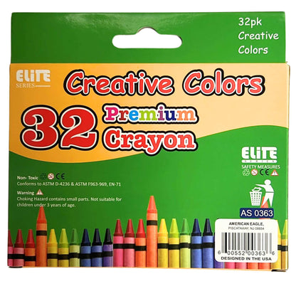 Elite Series – Box of Non-Toxic Crayons
