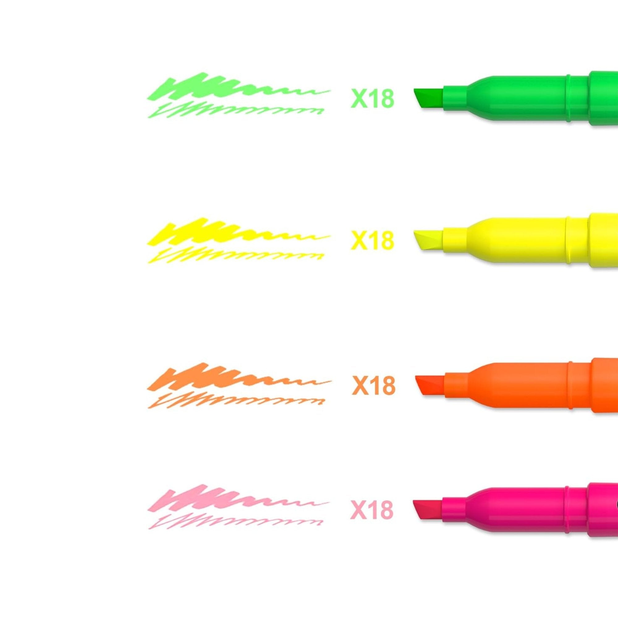 Elite Series Highlighter Set: 4 Pack Highlighters size and feature image