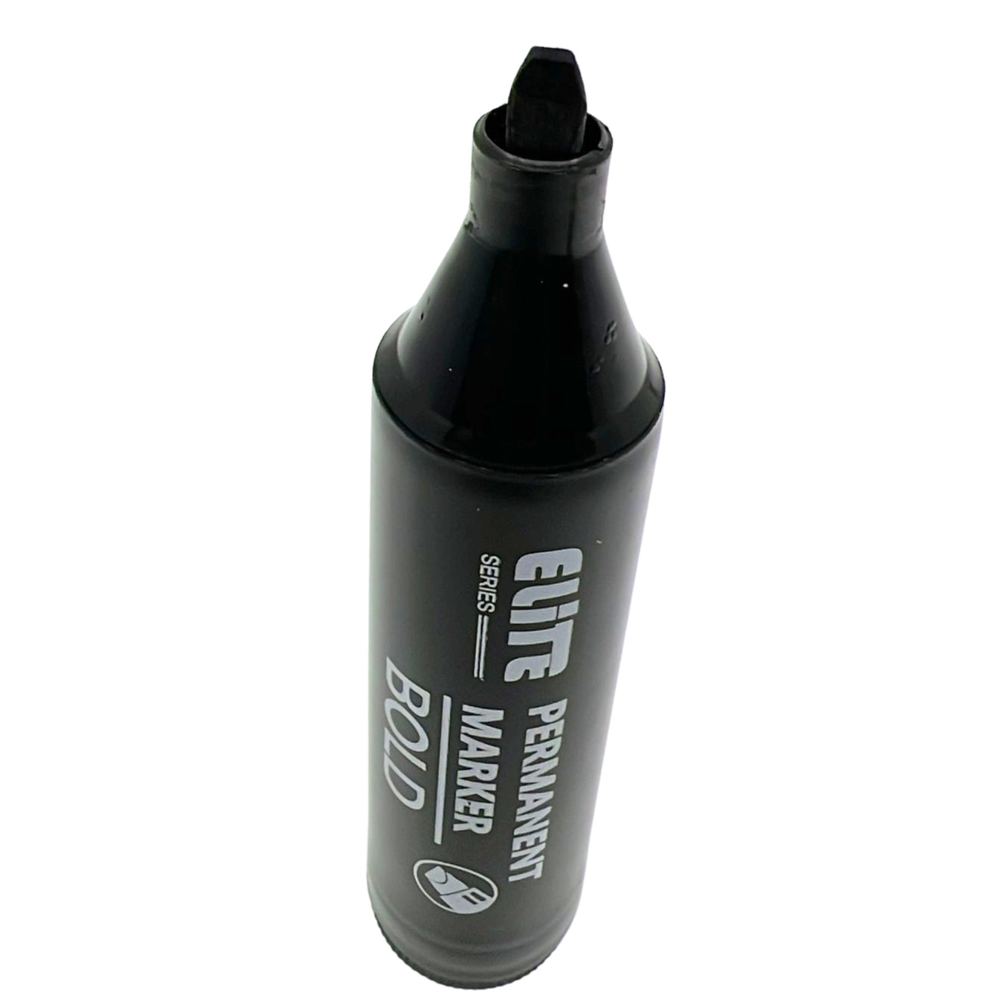 Elite Series –Jumbo Black Permanent Markers – Long-Lasting