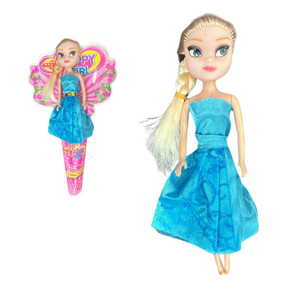 Assorted Elsa & Anna Dolls | Mini Princess Dolls for Kids