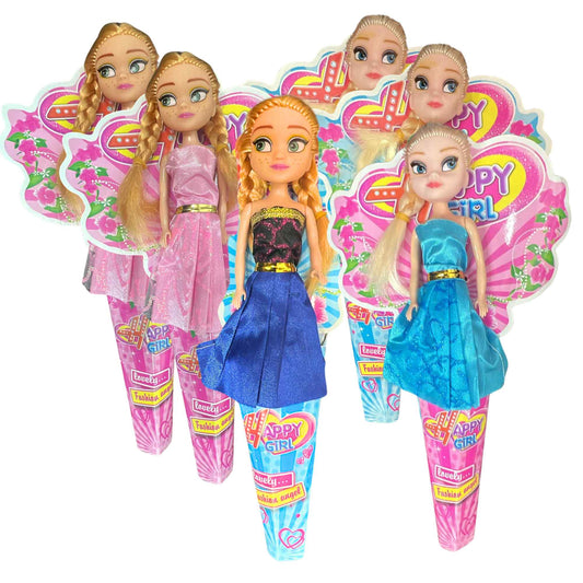 Assorted Elsa & Anna Dolls | Mini Princess Dolls for Kids