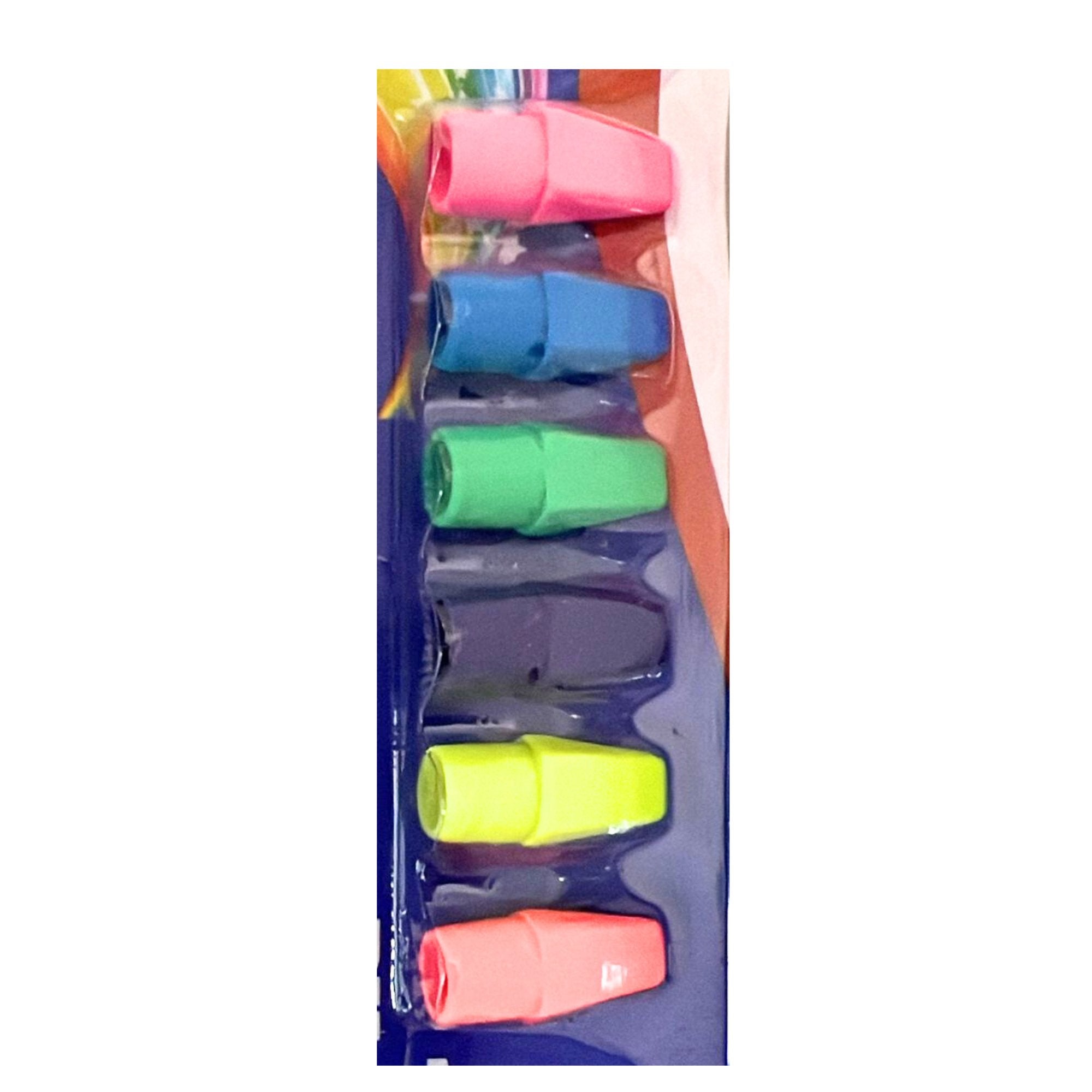 Erasers and Cap Erasers Set: 12 Pack lifestyle use image