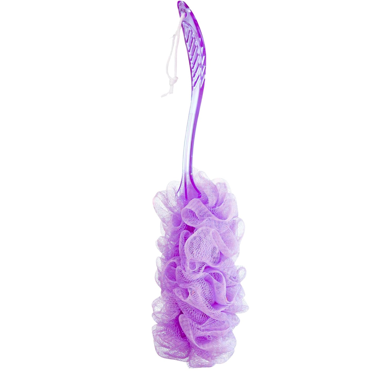 Exfoliating Long Loofah Stick with Crystal Handle