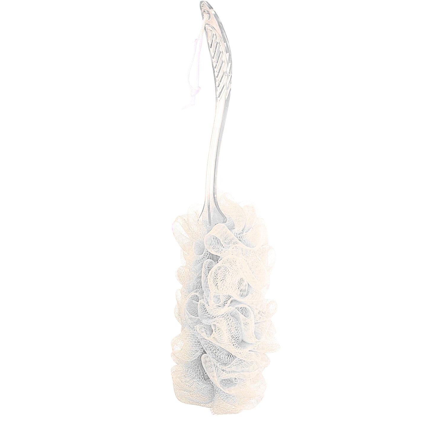 Exfoliating Long Loofah Stick with Crystal Handle