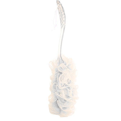 Exfoliating Long Loofah Stick with Crystal Handle