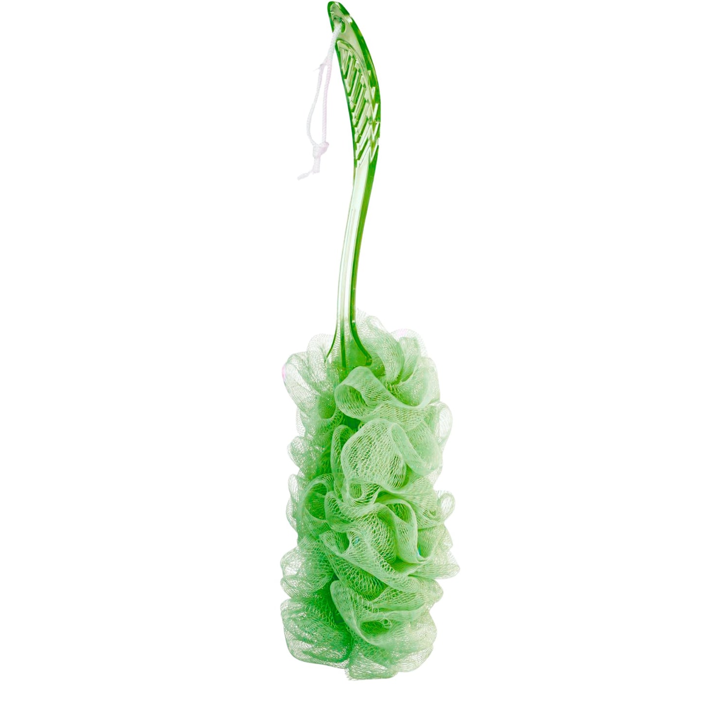 Exfoliating Long Loofah Stick with Crystal Handle