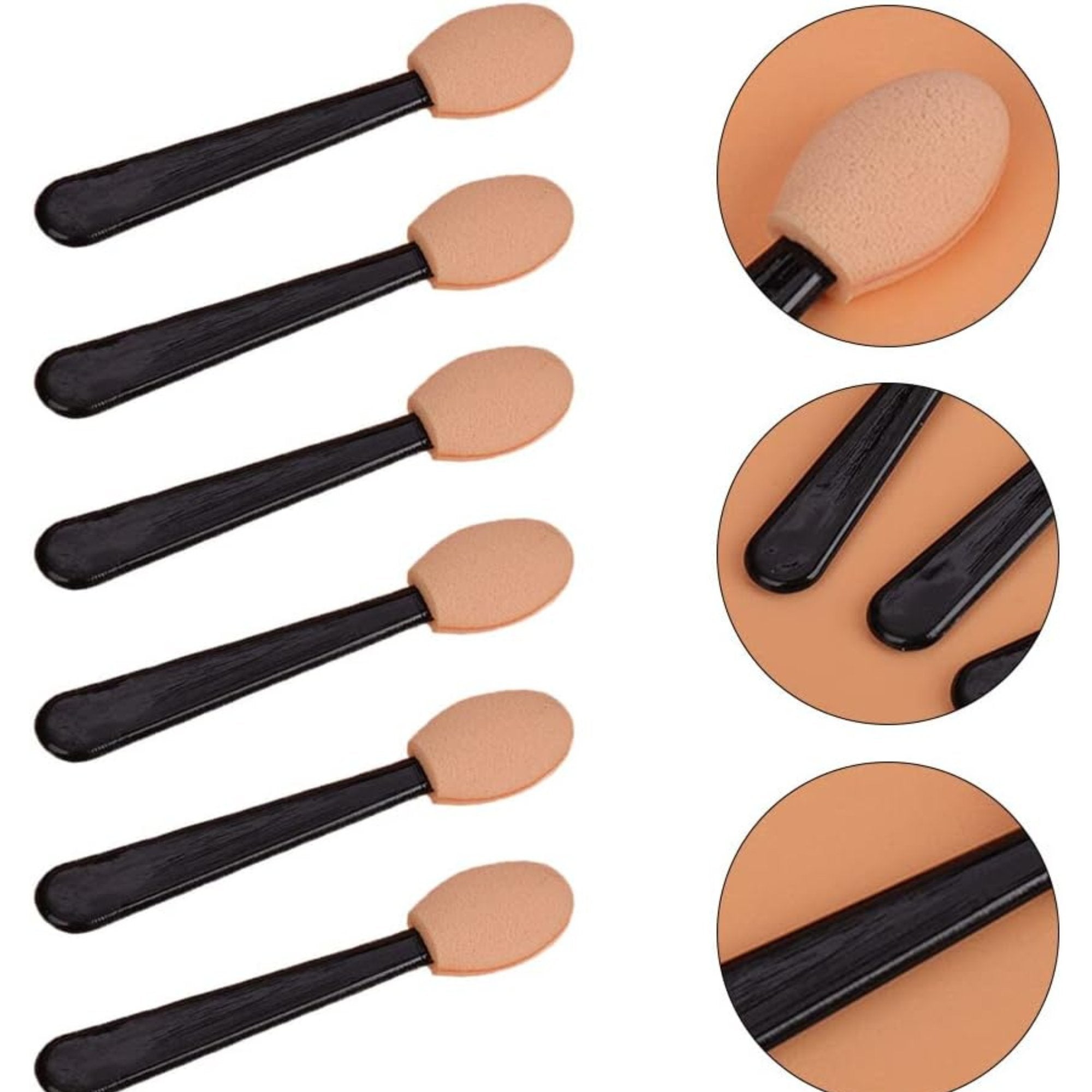 1.9 Inch Eyeshadow Applicator: 12 Pack Makeup Brushes Holidays Gift Tools size and feature image
