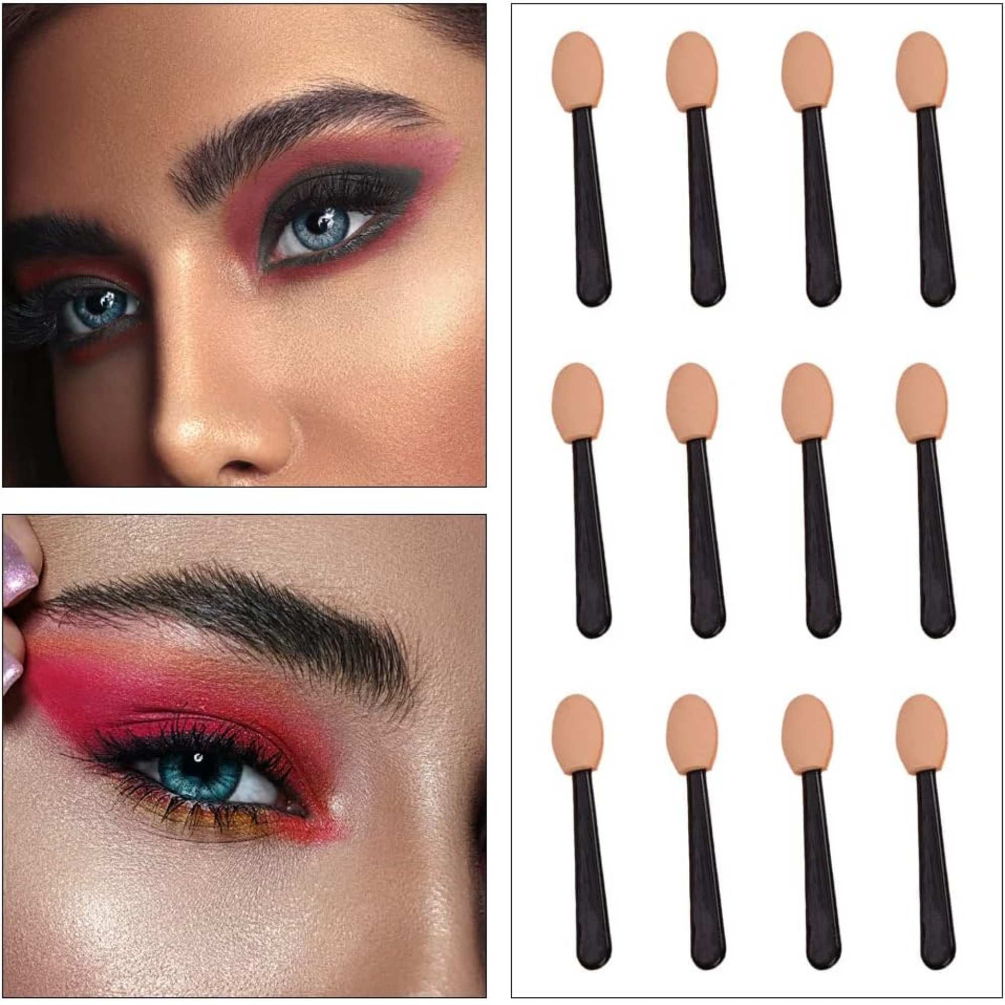 1.9 Inch Eyeshadow Applicator: 12 Pack Makeup Brushes Holidays Gift Tools product image 6