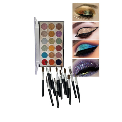 Mini Eyeshadow Brushes Travel Set