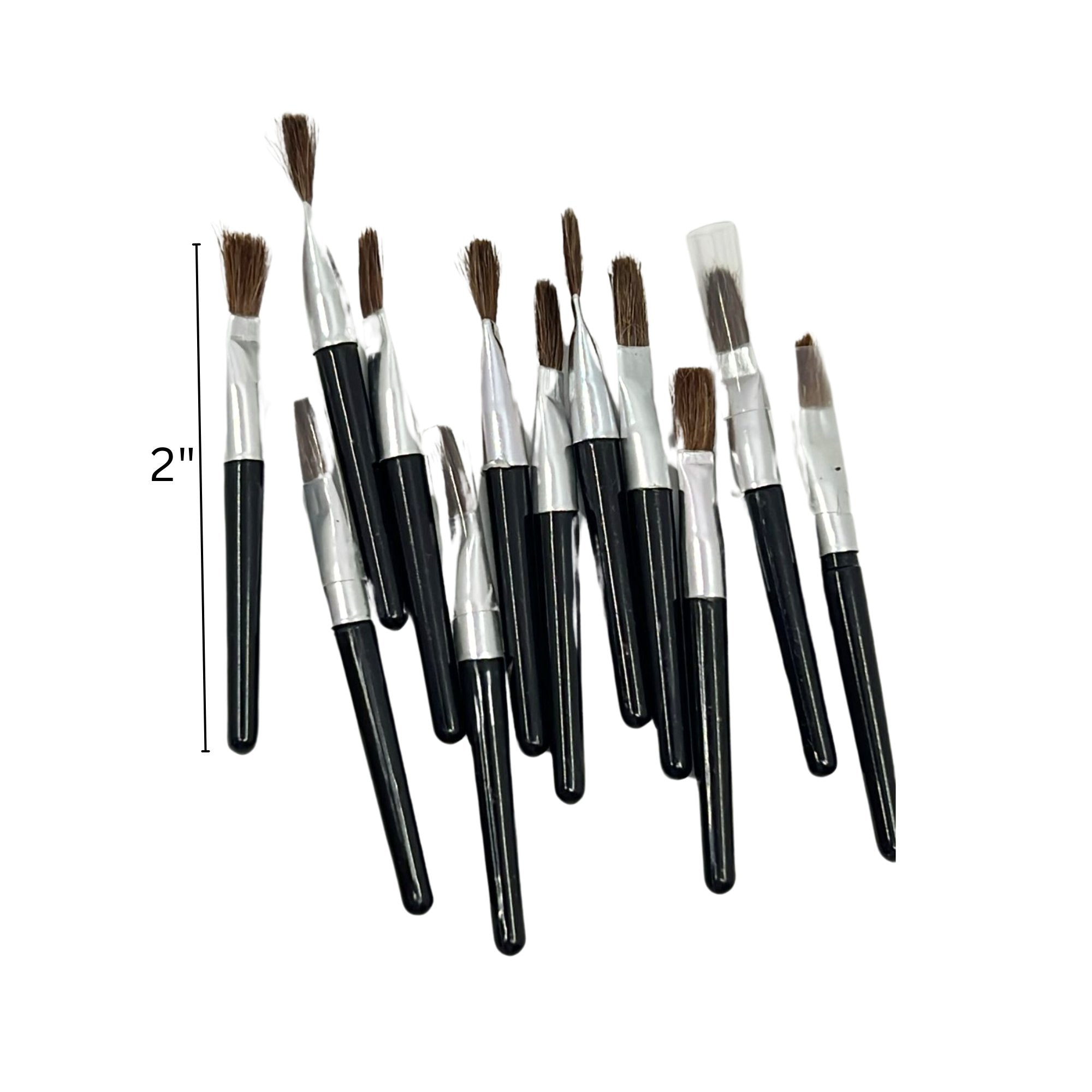 Mini Eyeshadow Brushes Travel Set: 12 Pack Makeup Brushes Holidays Gift Tools size and feature image