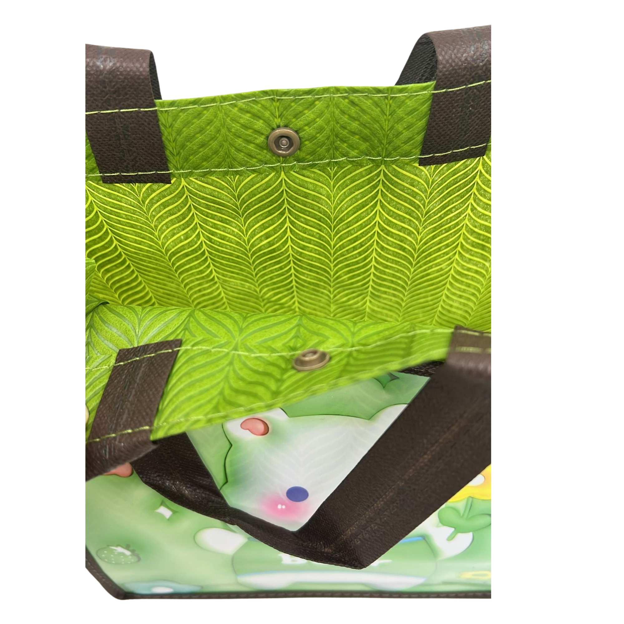 Reusable Fabric Gift Bag with Double Pockets and Safety Button: 1 Pack Gift Bags Party Bag product image 6