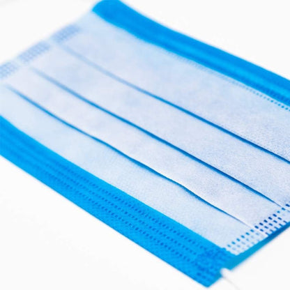 Disposable 3-Ply Face Masks with Elastic Earloops