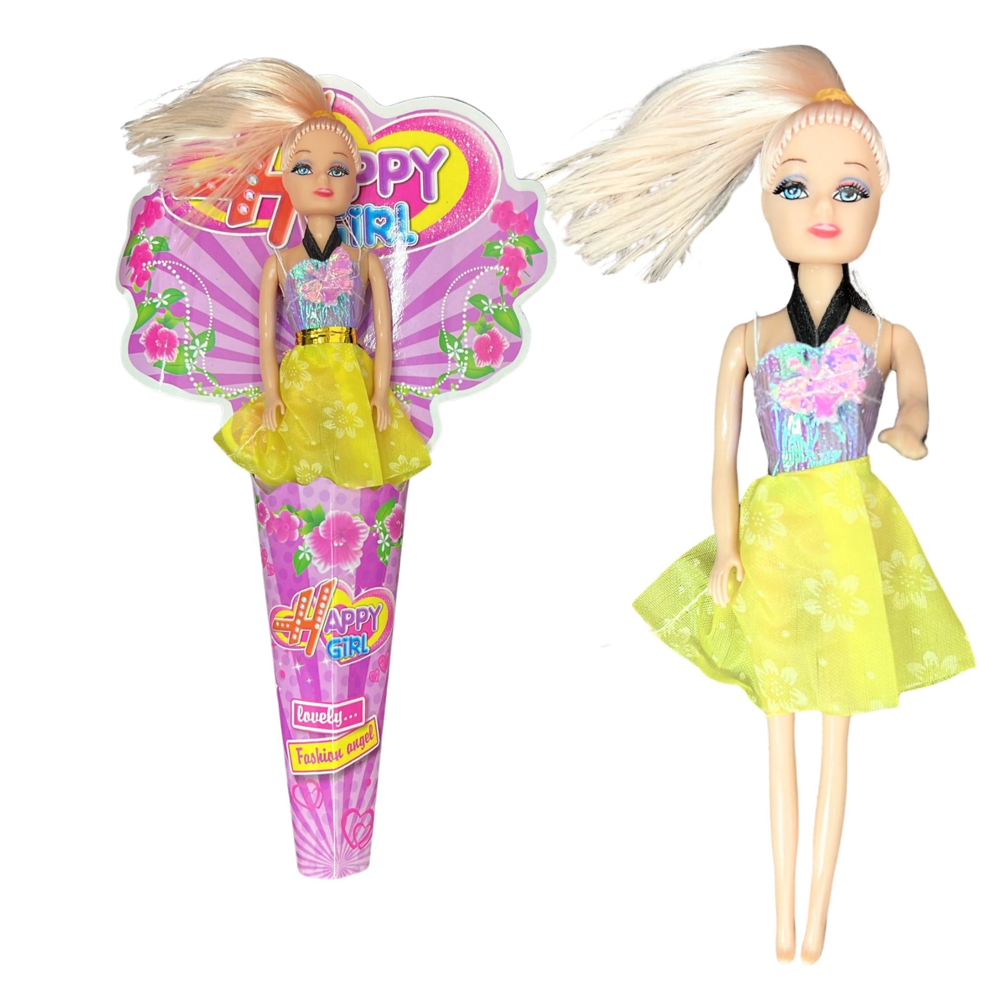 Happy Girl 6" Assorted Mini Dolls Lovely Fashion Angel Dolls for Kids: 1 Pack Holidays Gift Toys product image 5