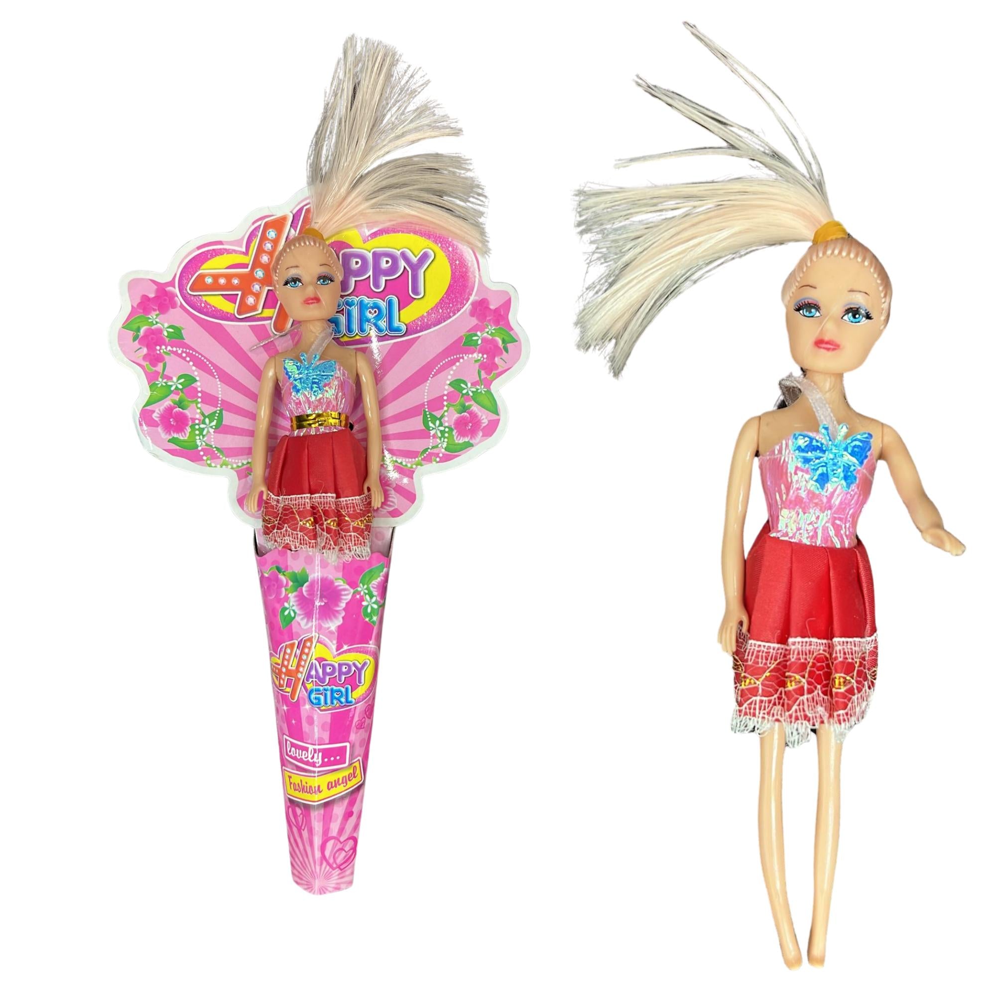 Happy Girl 6" Assorted Mini Dolls Lovely Fashion Angel Dolls for Kids: 1 Pack Holidays Gift Toys product image 7
