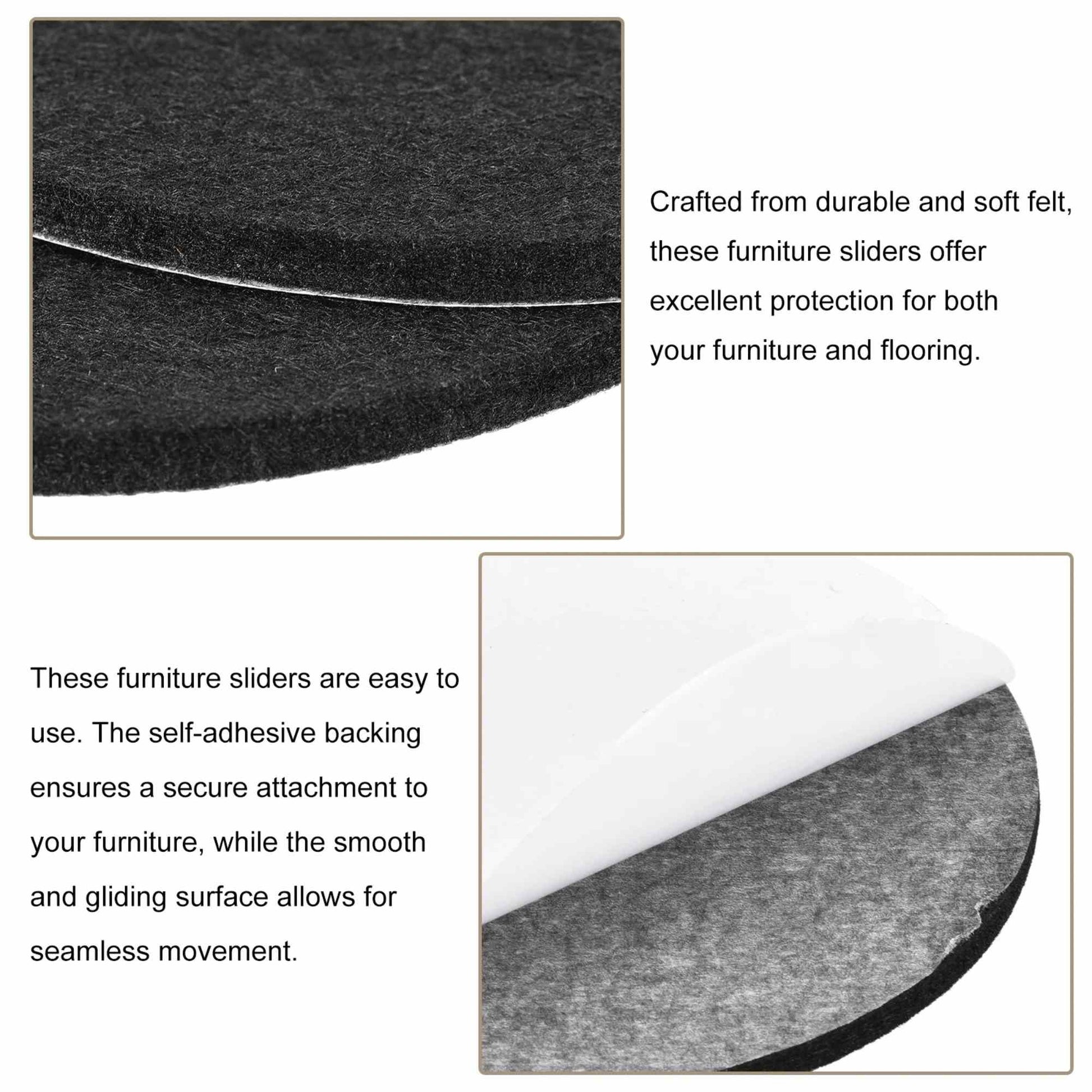 Oval & Round Felt Pads, Furniture & Floor Protectors