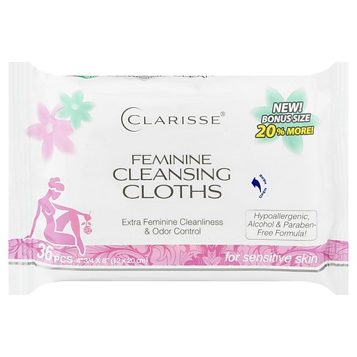 Feminine Intimate Cleansing Wipes Clarisse