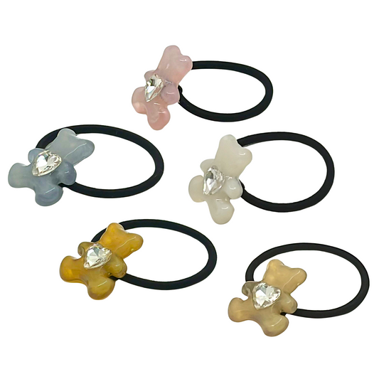 99¢- Hair Elastic Tie – Elegant Accessory for Timeless Sophistication: 1CT