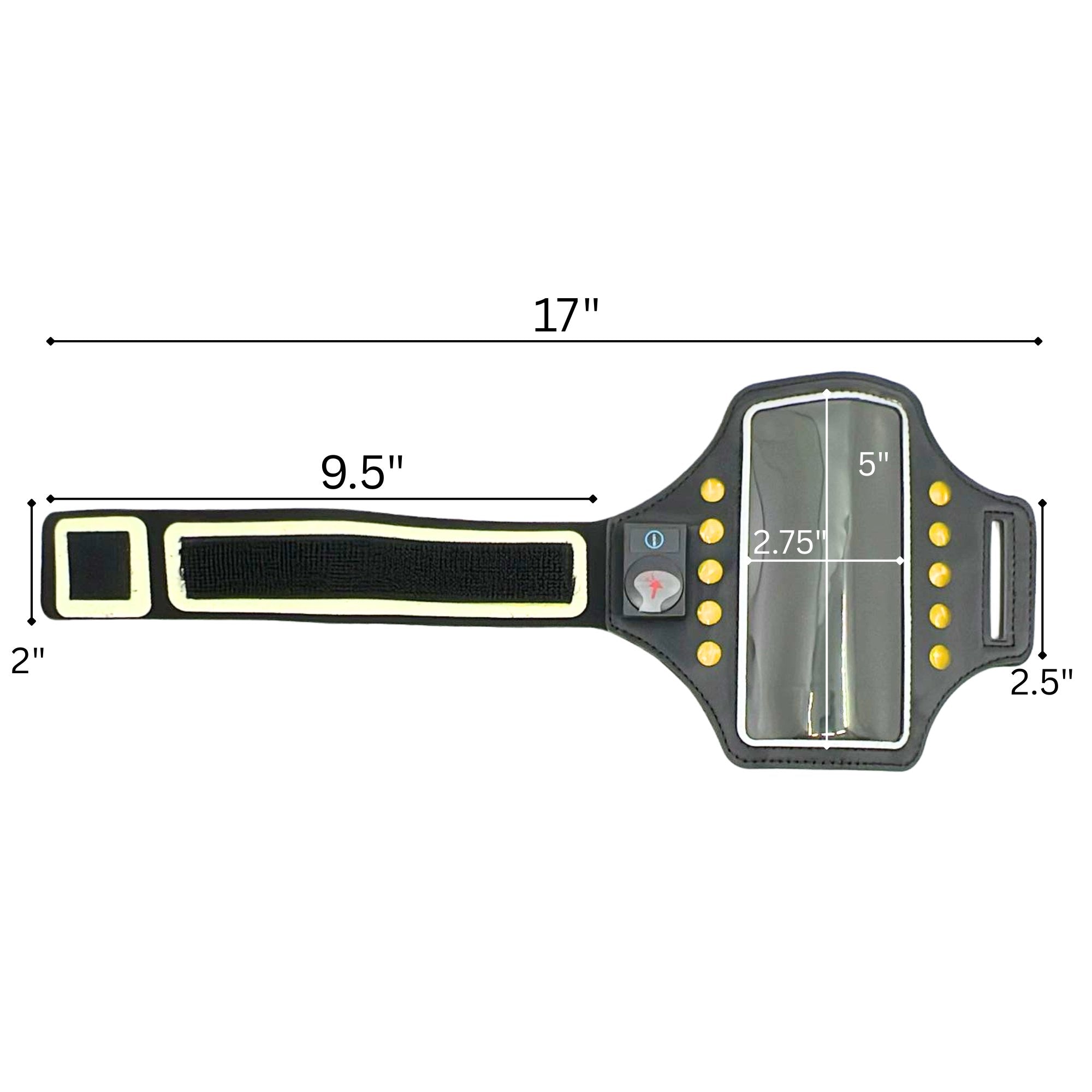 Smartphone LED Armband with Adjustable Strap for Jogging: 1 Pack Sport Safety Lights Gift product detail image