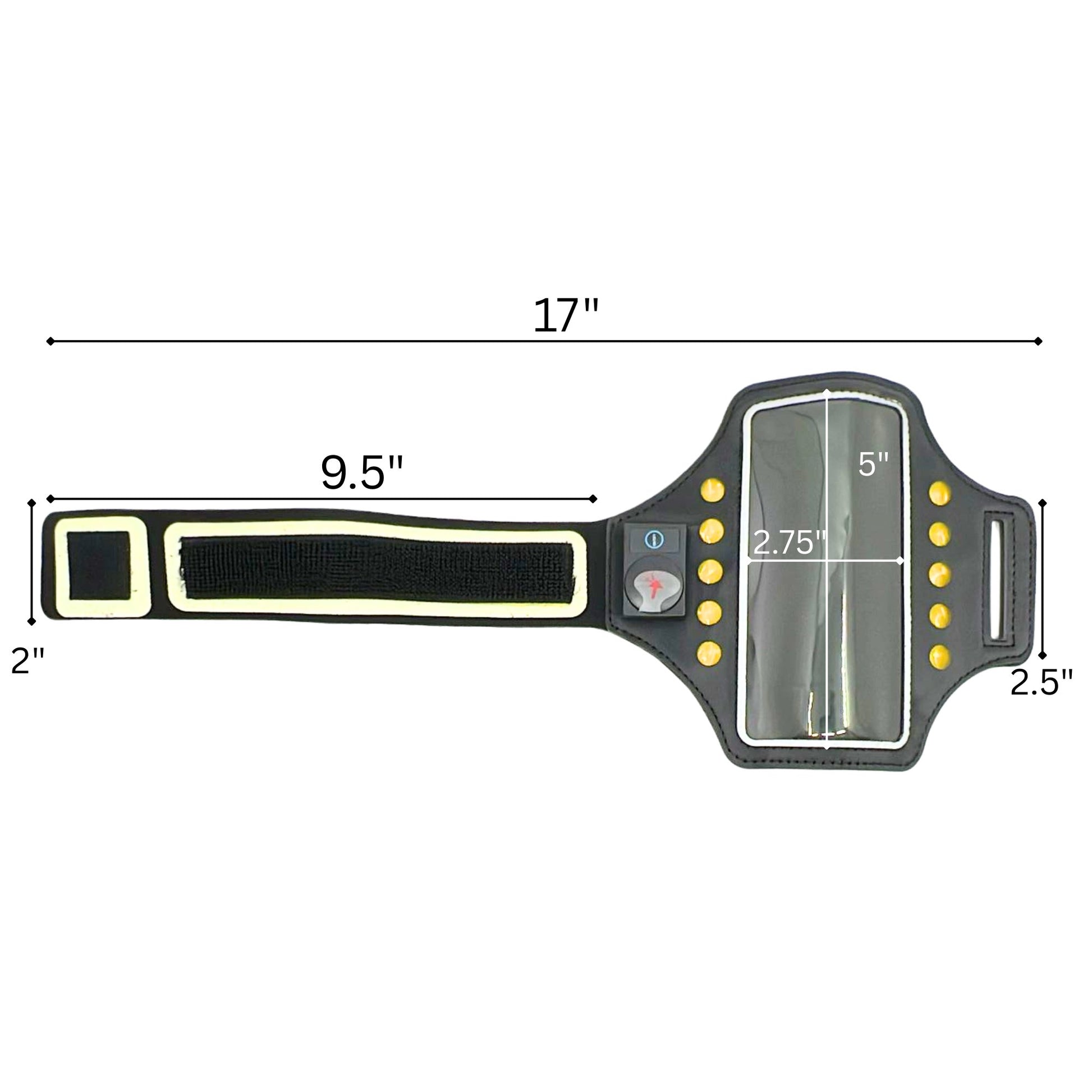 Smartphone LED Armband with Adjustable Strap for Jogging