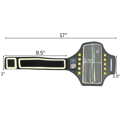 Smartphone LED Armband with Adjustable Strap for Jogging