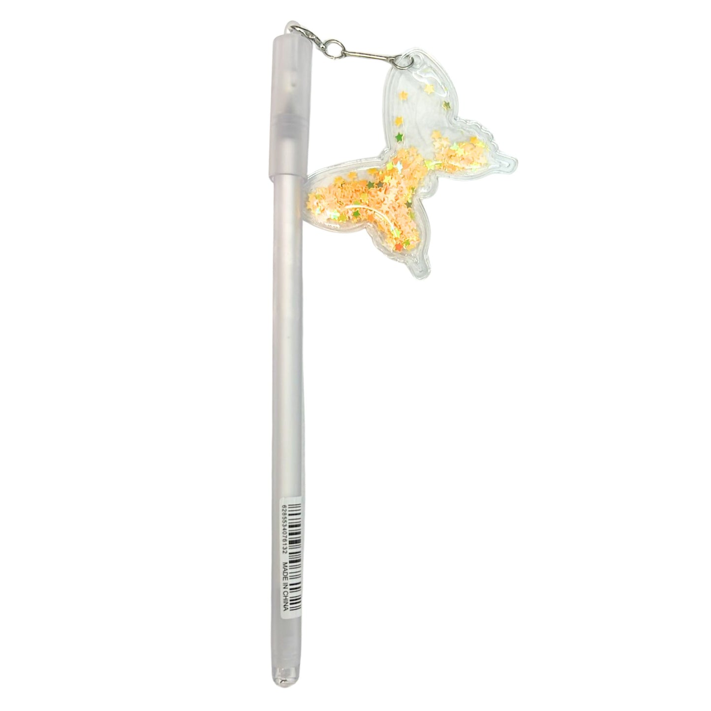 Flash Powder Pendant Blue Ink Pen