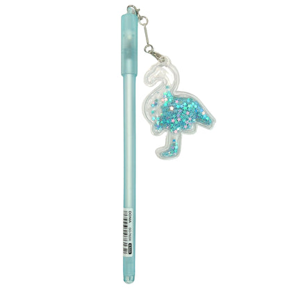 Flash Powder Pendant Blue Ink Pen