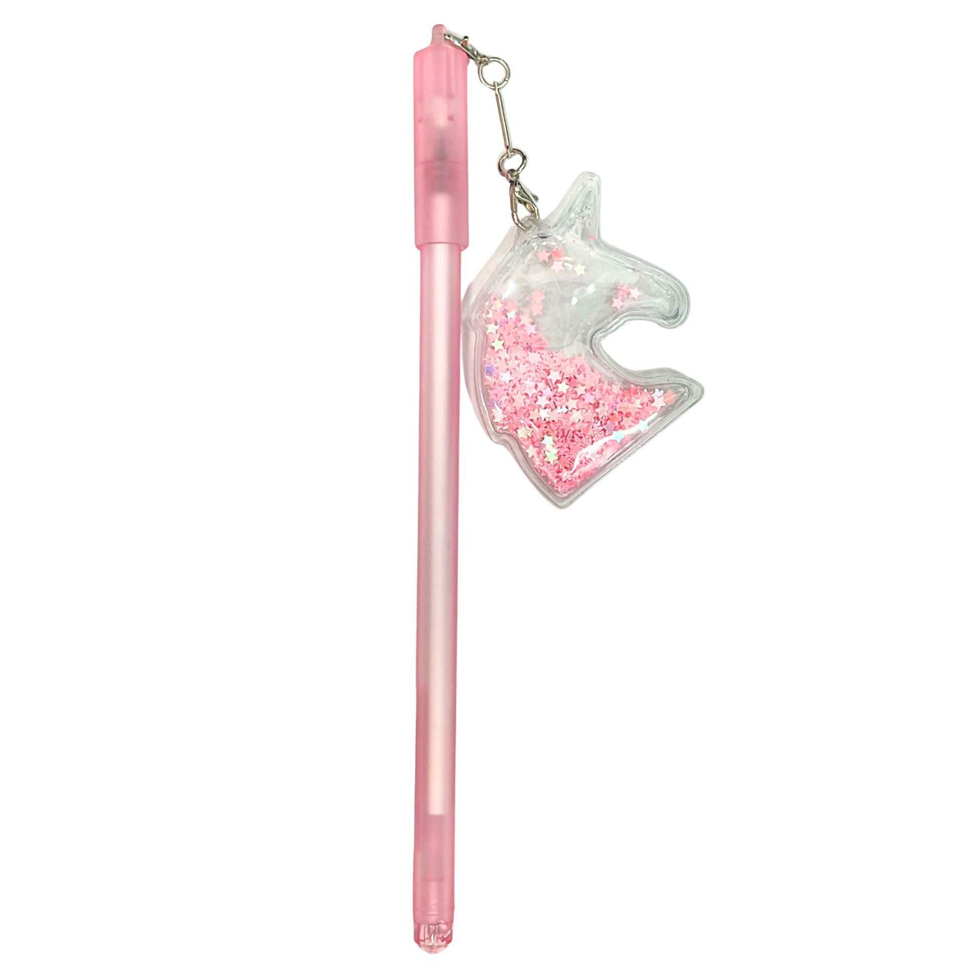 Flash Powder Pendant Blue Ink Pen