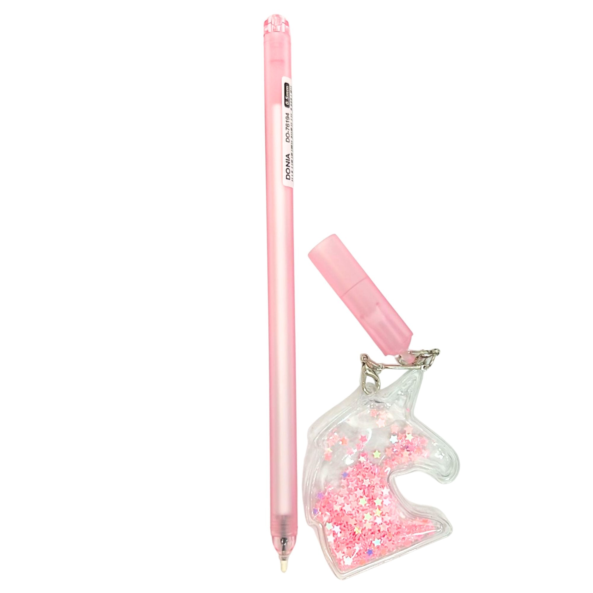 Flash Powder Pendant Blue Ink Pen: 1 Pack Gel Pens lifestyle use image