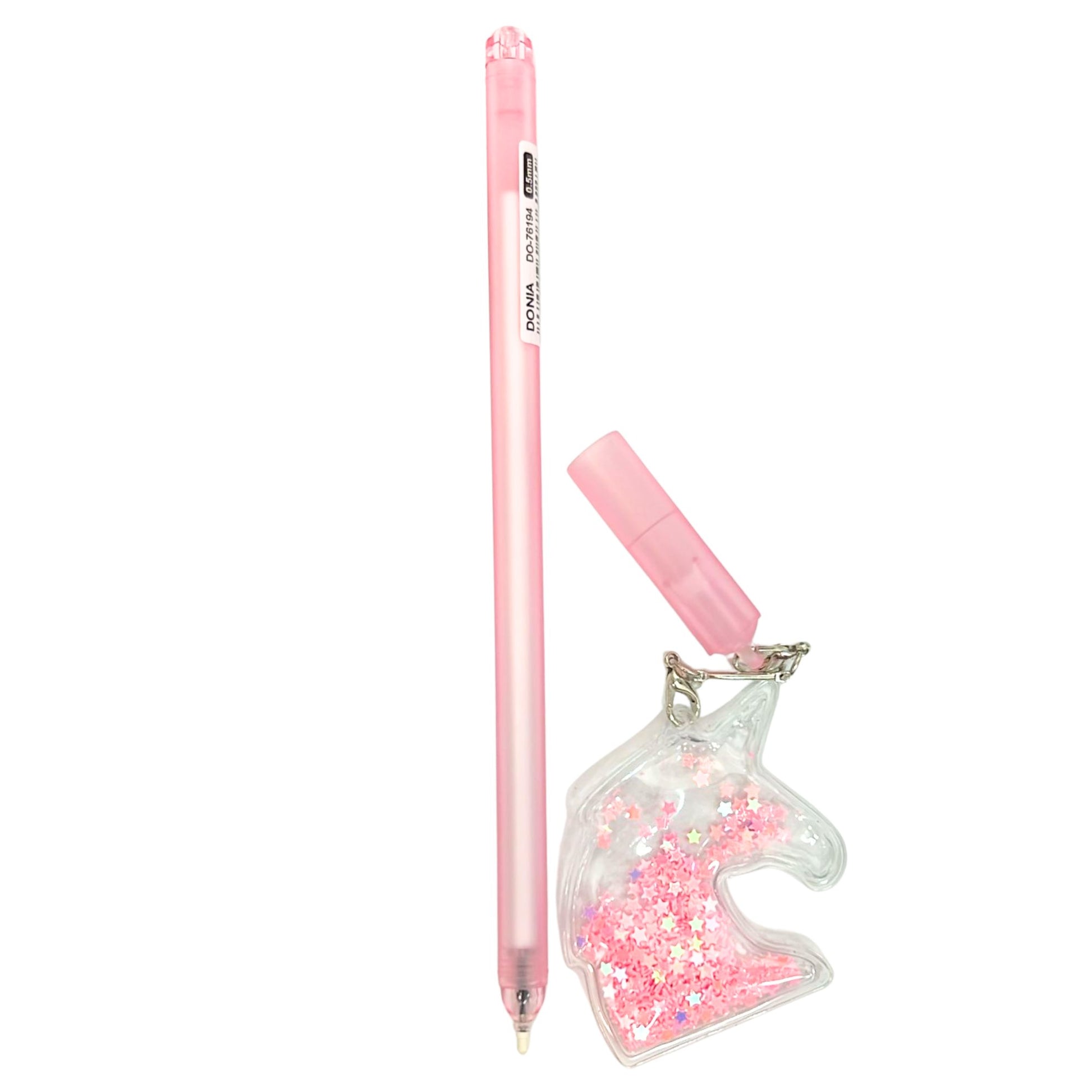 Flash Powder Pendant Blue Ink Pen