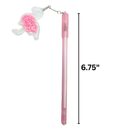 Flash Powder Pendant Blue Ink Pen