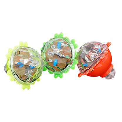 Flashing Light Up Gyroscope Peg-top Kids Toy | Spinning Top with LED Lights for Fun Play and Entertainment