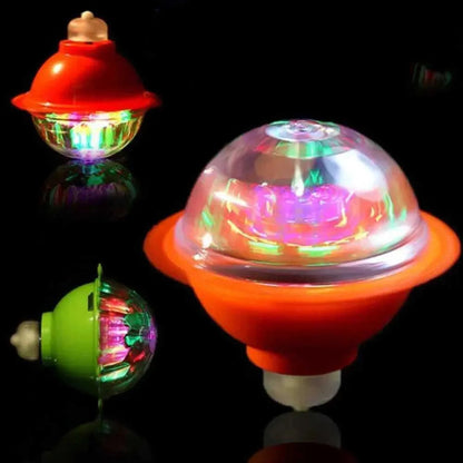 Flashing Light Up Gyroscope Peg-top Kids Toy | Spinning Top with LED Lights for Fun Play and Entertainment