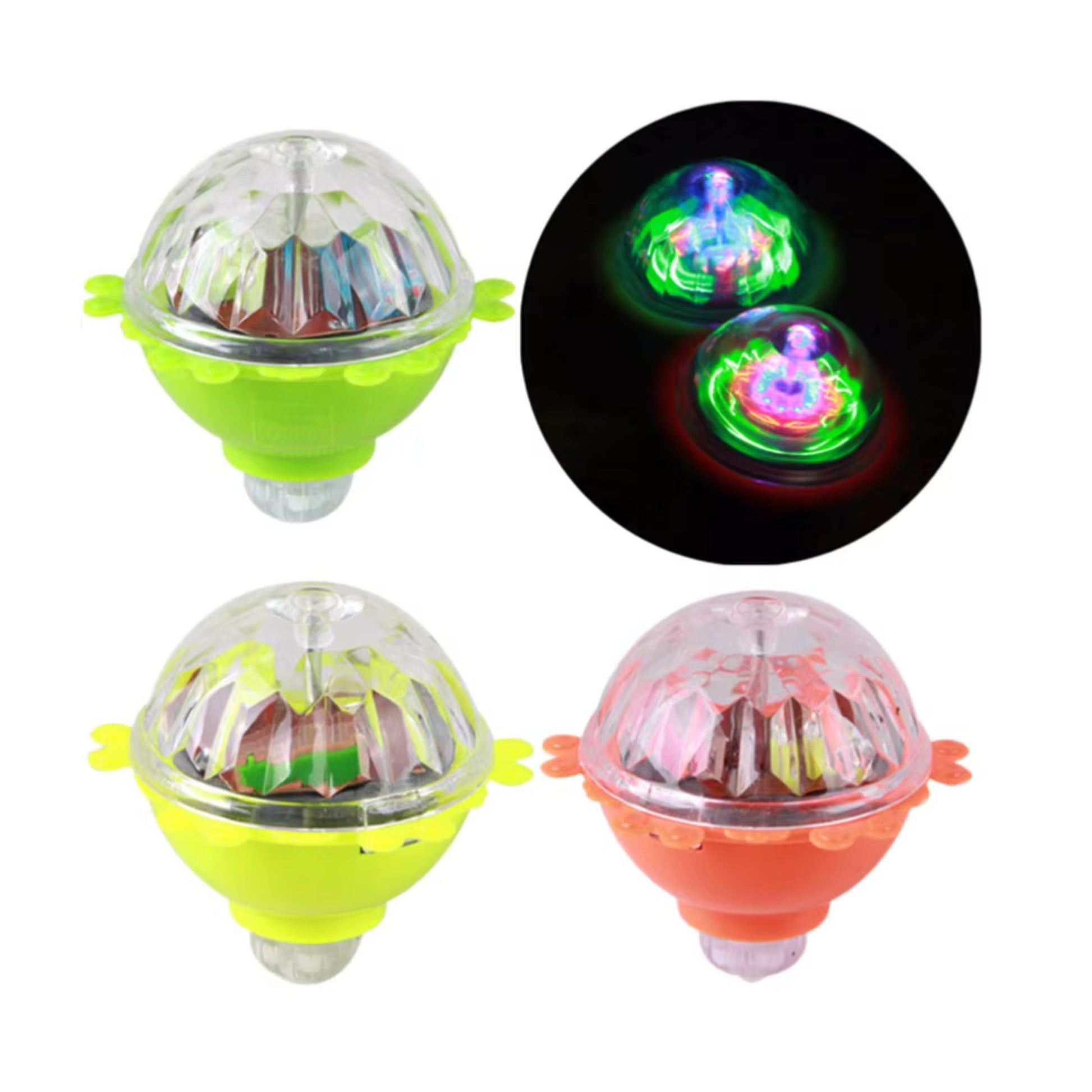 Flashing Light Up Gyroscope Peg-top Kids Toy | Spinning Top with LED Lights for Fun Play and Entertainment