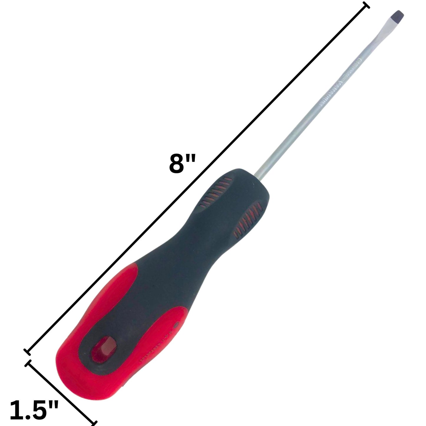 Flat Screwdriver with Hyper Tough Soft Grip