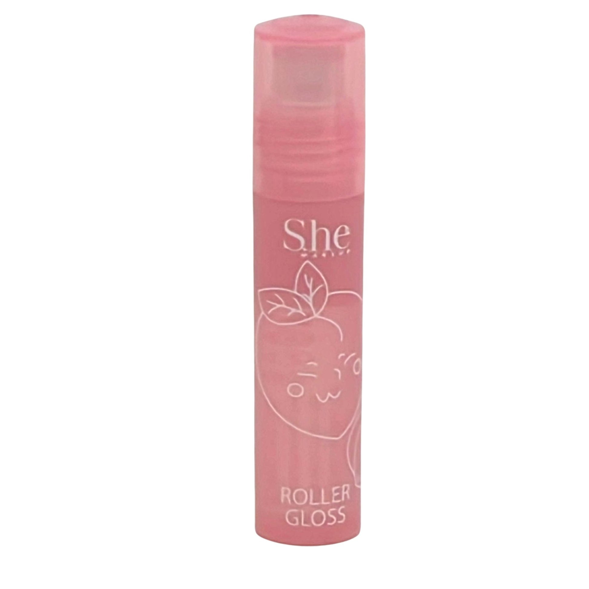 She Makeup Clear Lip Gloss with Flavor Scents