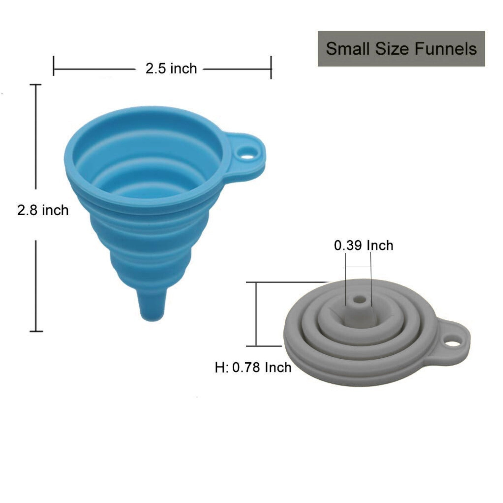 Foldable Silicone Collapsible Funnels 1 Pack Kitchen Accessories product detail image