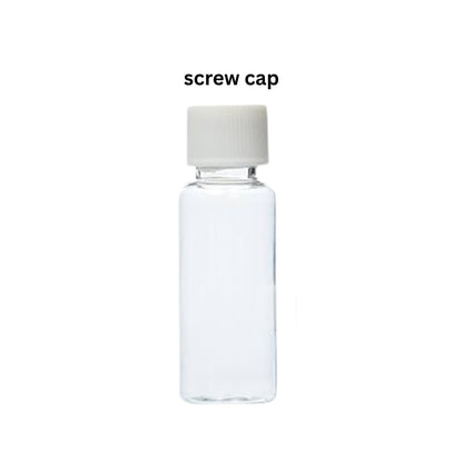 Flip Cap Clear Soft Plastic Bottle
