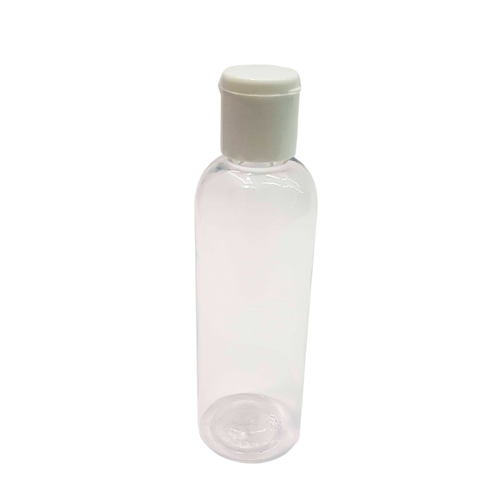 2oz Flip Cap Clear Soft Plastic Bottle: 1 Pack Travel Bottle main product image